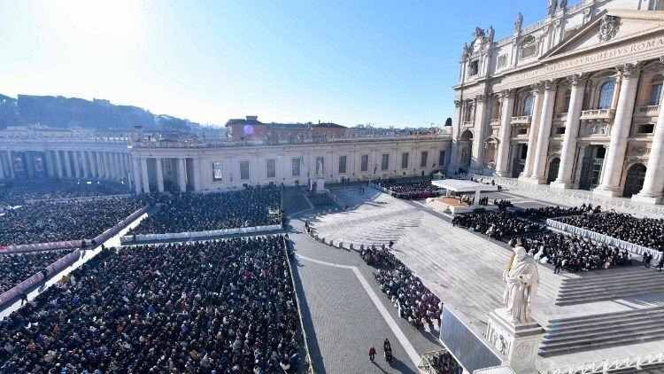 St. Peter's Square during the General Audience (@Vatican Media)
