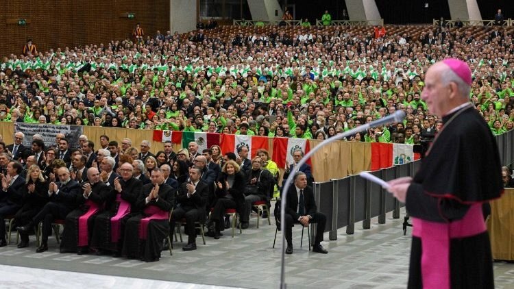 Archbishop Rino Fisichella also expressed his appreciation to the various groups that helped realize the Holy Year (@Vatican Media)