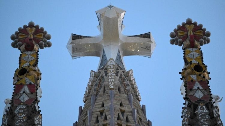 Celebration at the Basilica of the Sagrada Família (@Vatican Media)