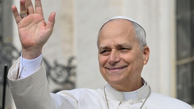 Pope Leo during the General Audience (@Vatican Media)