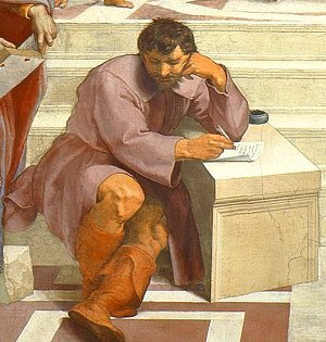 Афинская школа - Микеланджело