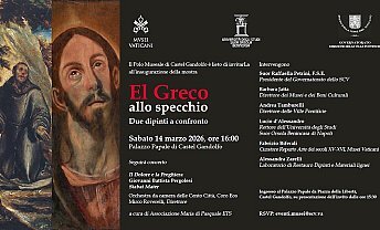 A new exhibition will be held at the Castel Gandolf Apostolic Palace on March 14