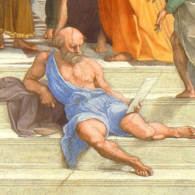 Escuela de Atenas - Diógenes Escuela de Atenas - Diógenes