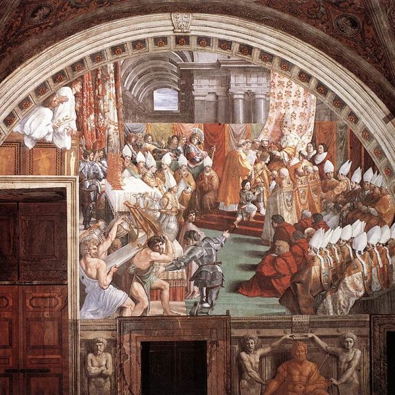 希少　MICHELANGELO und RAFFAEL im Vatikan Michelangelo and Raphael in the Vatican: With Botticelli