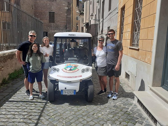 Exklusive Tour durch Rom im Golfwagen für Kreuzfahrtschiffe