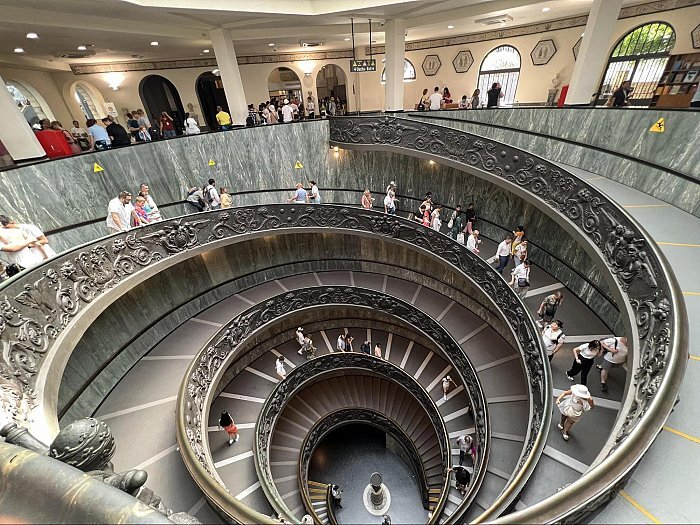 Museo Vaticano, Capilla Sixtina y acceso a la Basílica.