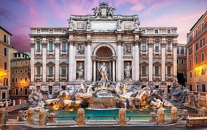 Roma: Combo de visitas a pie del Vaticano y la Ciudad Eterna por la noche