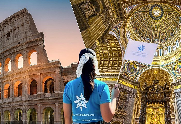 Rome: Combo Colosseum and Vatican Group Tour