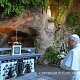 In the Vatican Gardens, Pope Leo XIV prayed for peace at the Grotto of Our Lady of Lourdes