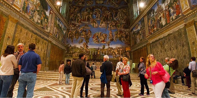 Rome : Musée du Vatican et chapelle Sixtine : visite guidée en ligne