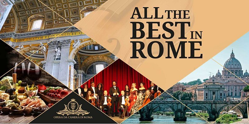 Roma: Musei Vaticani, Cappella Sistina, cena e concerto d'opera