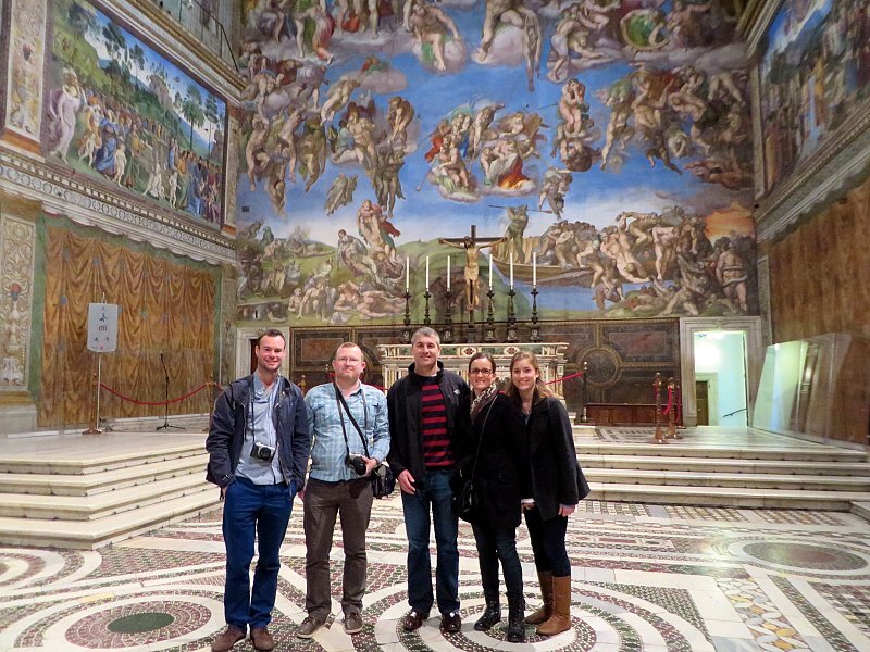 Vaticano: Mattino presto, Cappella Sistina, Stanze di Raffaello