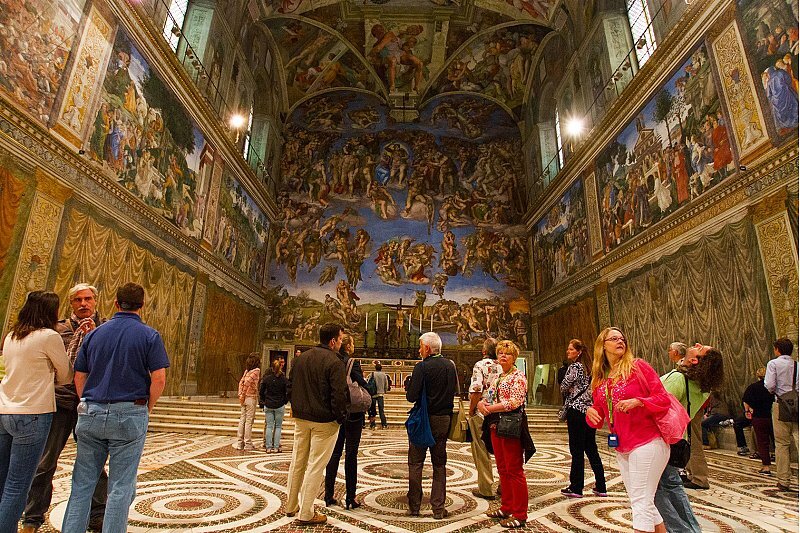 Rome : Musée du Vatican et chapelle Sixtine : visite guidée en ligne